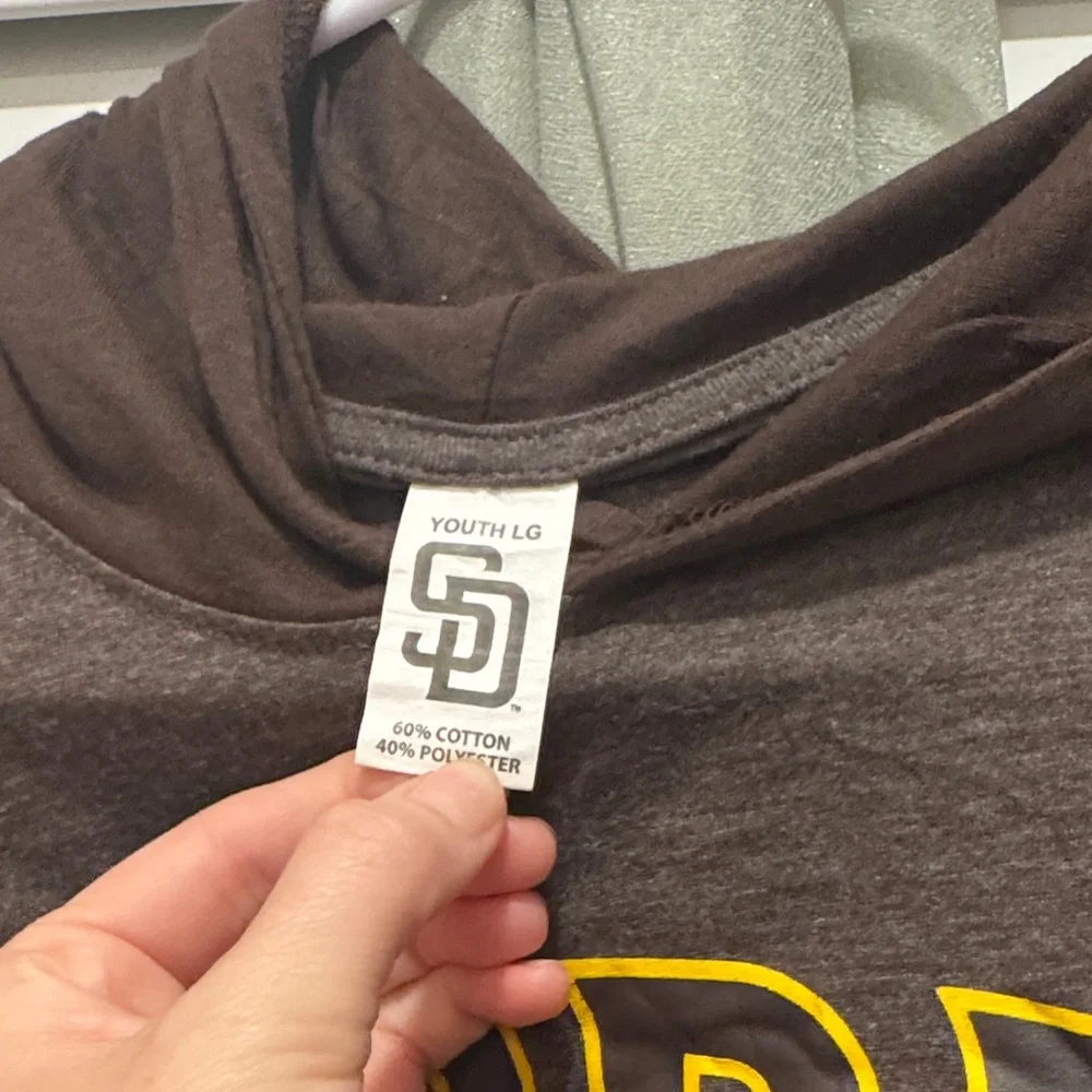 Padres Hoodie with Yellow Accents - Picture 2 of 3